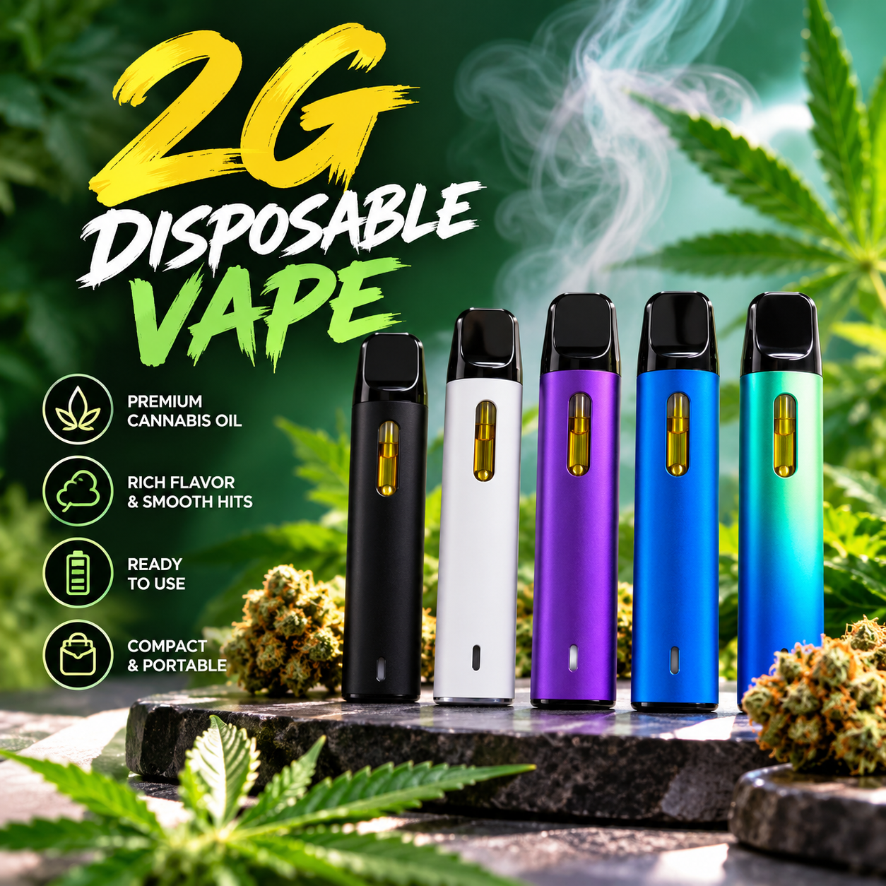 2G disposable cannabis vape in Washington DC