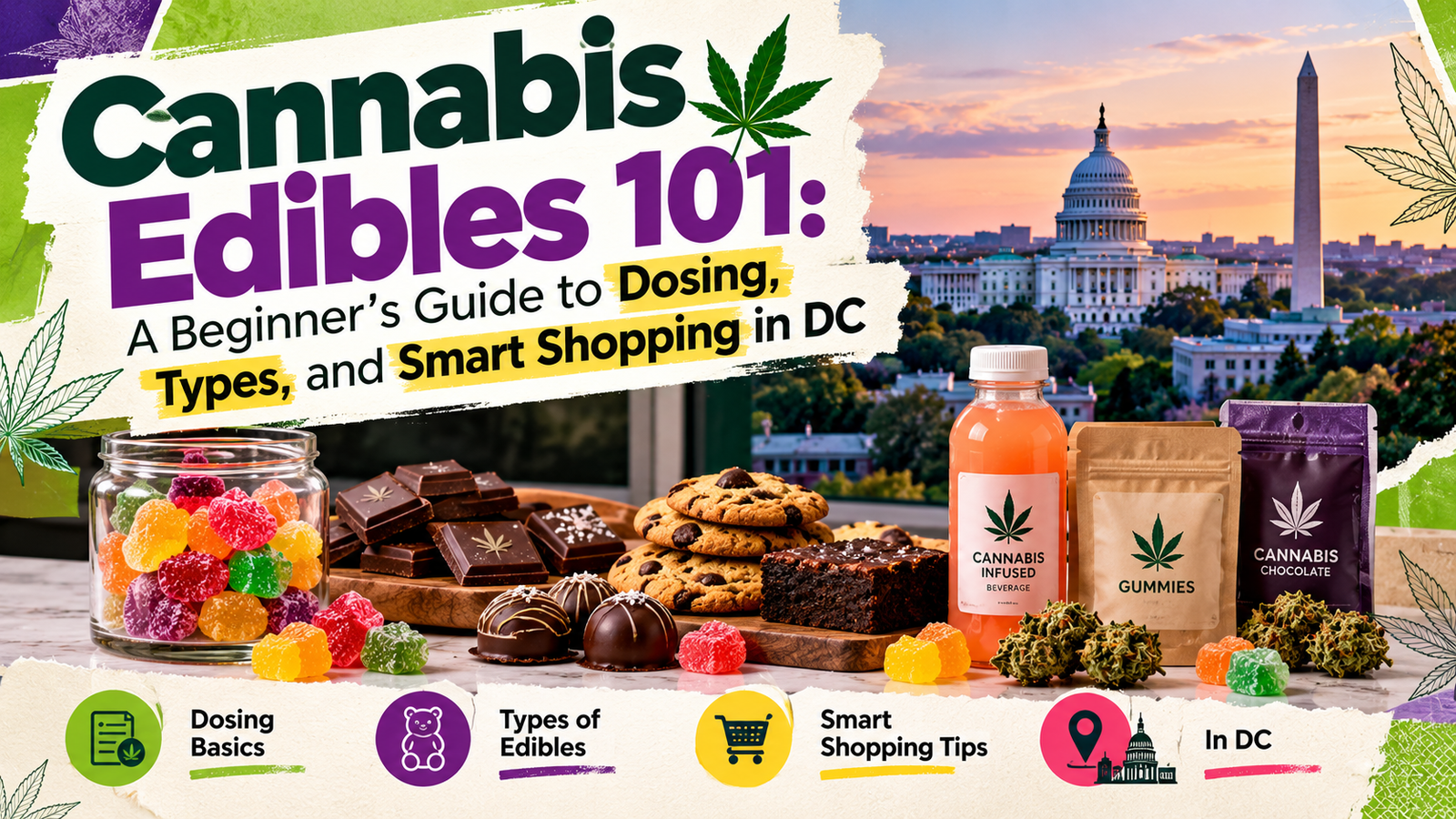 Cannabis Edibles 101: A Beginner’s Guide to Dosing, Types, and Smart Shopping in DC